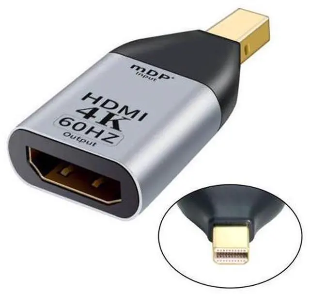 Alt view image 2 of 3 - 4K@60hz DP DisplayPort Source Input Male to HDTV Sink Output Female Displays Ultra HD Converter