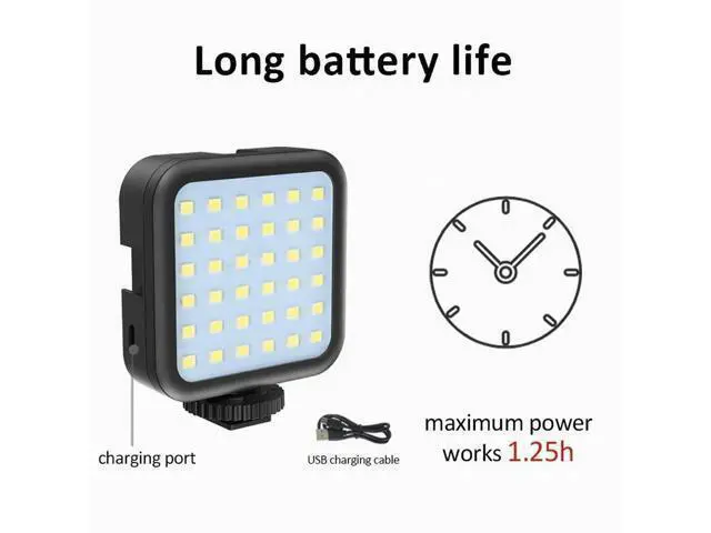 Alt view image 3 of 4 - Jumpflash LED-L36 36 LED Portable Fill Light Dimmable On Camera Lamp Lighting