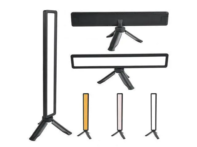 Alt view image 4 of 4 - WS-66C LED Video Light Computer Monitor Light Fill Light with Tripod Lighting