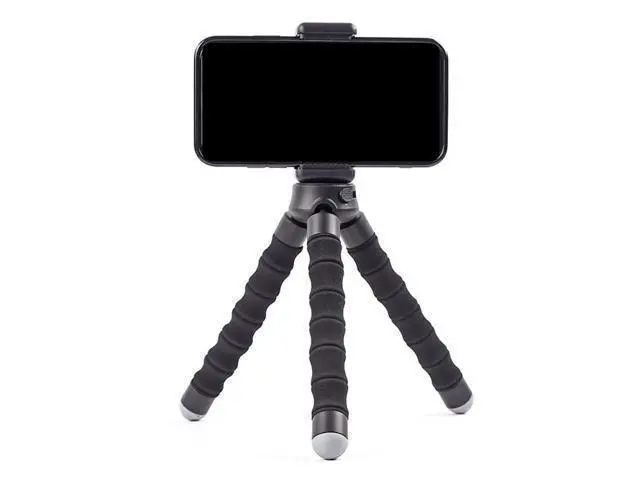 Alt view image 3 of 4 - Octopod Flexible Tripod Portable Lightweight Tripod Stand with Cold Shoe Mount for Smartphone DSLR Camera Selfie Live Broadcast