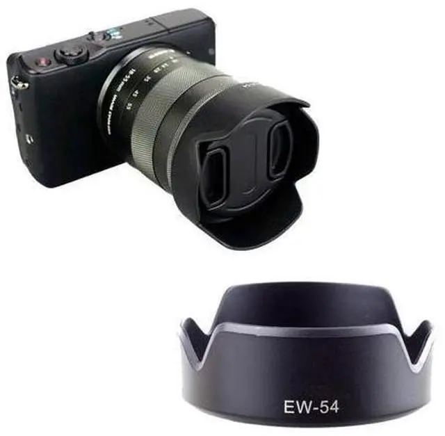 Main image of Lightweight EW-54 Camera Lens Hood for Canon EOS M EF-M 18.55mm f/3.5-5.6 IS STM