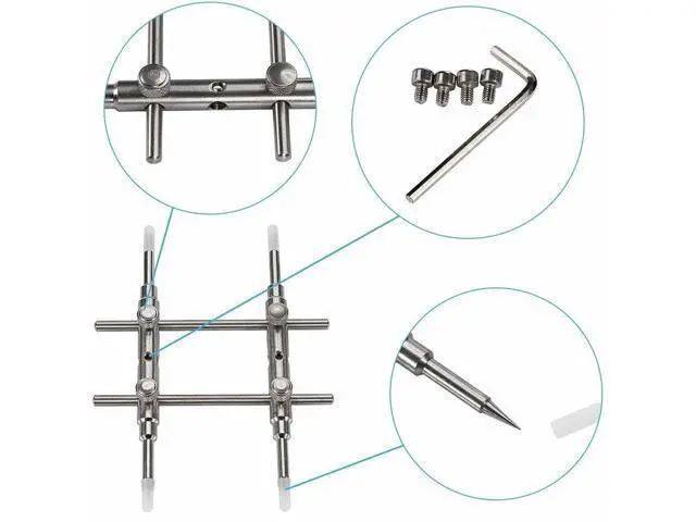 Alt view image 4 of 4 - Professional Camera Lens Repair Spanner Wrench Opening Tool Kit 25-130mm