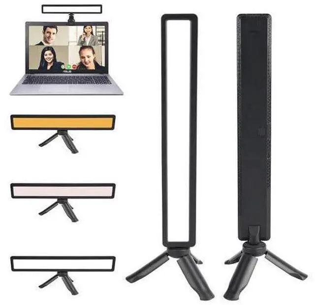 Alt view image 2 of 4 - WS-66C Photography Lighting Kit Strip Lamp Fill Light for Notebook Computer Video Lights for Photography/ Online Teaching