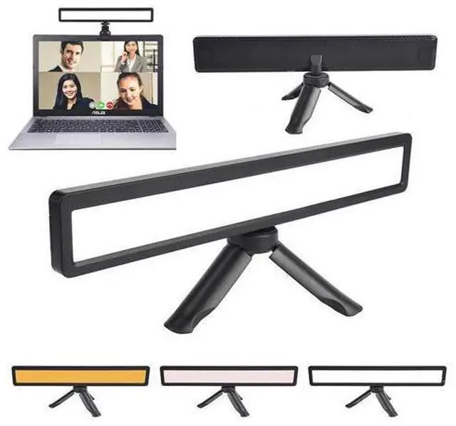 Alt view image 4 of 4 - WS-66C Photography Lighting Kit Strip Lamp Fill Light for Notebook Computer Video Lights for Photography/ Online Teaching