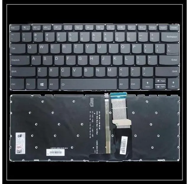 Alt view image 3 of 4 - Factory US for Thinkpad Backlit Keyboard for Laptop Dns for Lenovo 320-14AST 320-14IKB 320-14ISK 320S-14IKB