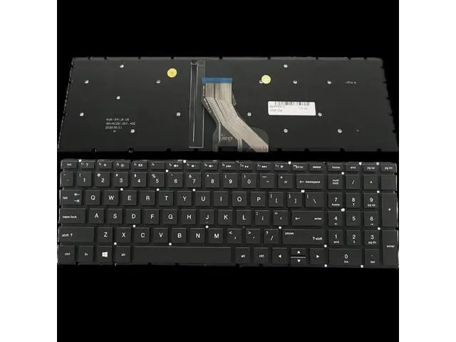 Alt view image 4 of 4 - Us Positive Notebook Backlit Keyboards Dns Intelbras for HP TPN-C135 15-DA 15-DB 15-DX 15q-ds 15-CX