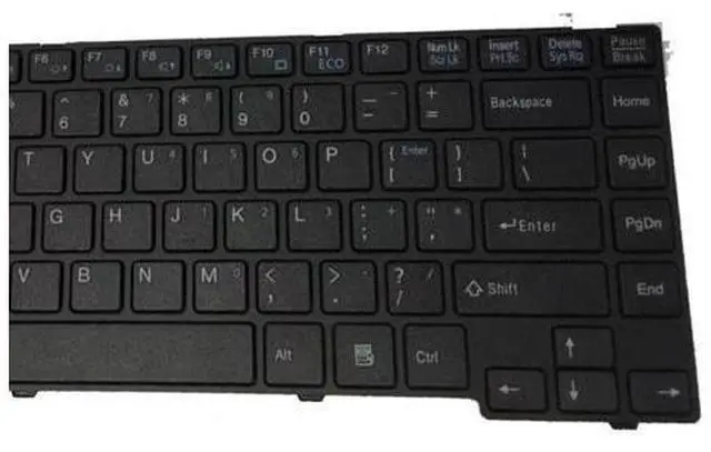 Alt view image 3 of 4 - Laptop Keyboard for Fujitsu Lifebook UH552 UH572 V132326AS1 CP579494-01 6037B0070201 V132326AS3 CP615704-01 US English Black