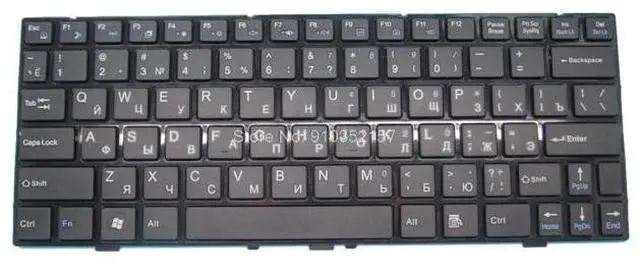 Main image of Laptop Keyboard For Lengda P116 P116K H116 M116V M116CC RU Russian-White D0K-V6226K 25-01-RU 1212/Black D0K-V6126K 88-00-RU 1202