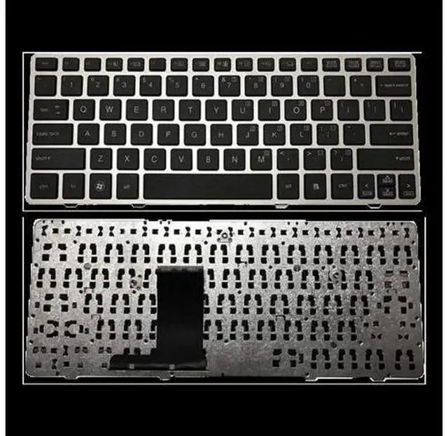 Alt view image 4 of 4 - US Positivo Notebook Keyboard for Laptop Dns Clevo for HP EliteBook 2560 2560p 2570 2570P