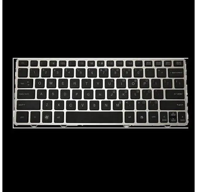 Main image of US Positivo Notebook Keyboard for Laptop Dns Clevo for HP EliteBook 2560 2560p 2570 2570P