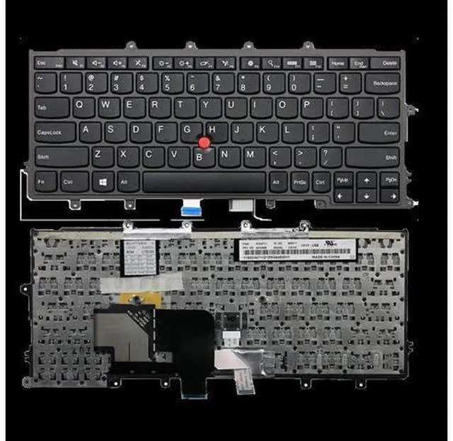 Alt view image 4 of 4 - US for Thinkpad Keyboard Dns Clevo Intelbras for Lenovo X230S X240S X250 X260 01AV500 01AV540 04X0177 04X0215