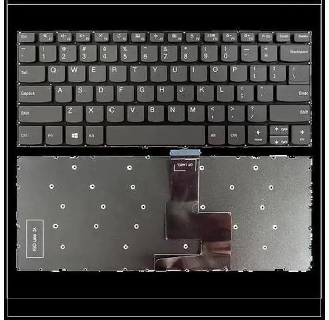 Alt view image 4 of 4 - US for Thinkpad Keyboard for Laptop Clevo for Lenovo 330s-14 IKB AST K43C-80 E43-80 330-14 V130-14IKB 120S-14IAP