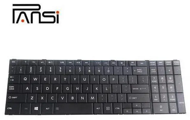 Alt view image 2 of 4 - Laptop Replacement Keyboard Compatible with Toshiba Satellite C50-B C50A-B C50D-B C55-B C50DT-B C50T-A R50-B US Layout Black