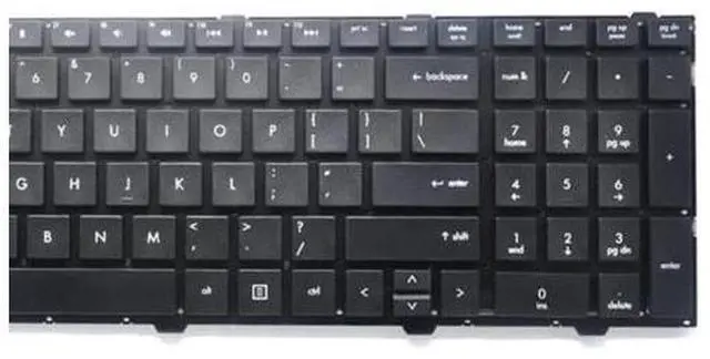 Alt view image 4 of 4 - PANSI Replacement Keyboard Compatible for HP ProBook 4540s 4540 4545s Series Black American Layout