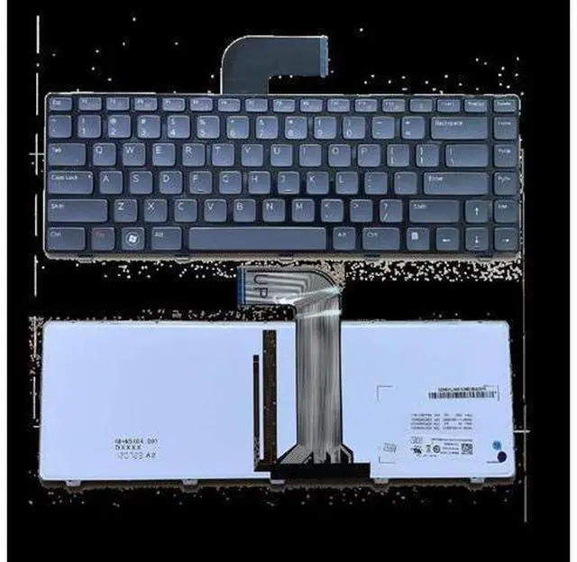 Alt view image 4 of 4 - US Backlit Keyboard for Laptop for Dell N4050 N4110 14R5420 15R 5520 VOSTRO 1440 1450 1550 3350 3450 3550 3555 3560 Notebook