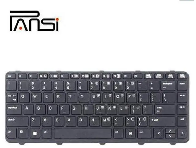 Alt view image 2 of 4 - PANSI Replacement Keyboard without Frame for HP ProBook 430 G1 Series Black US Layout