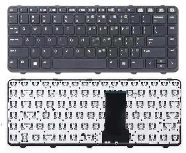 Main image of PANSI Replacement Keyboard without Frame for HP ProBook 430 G1 Series Black US Layout