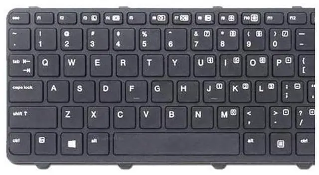 Alt view image 3 of 4 - PANSI Replacement Keyboard without Frame for HP ProBook 430 G1 Series Black US Layout