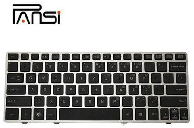 Alt view image 2 of 4 - PANSI Laptop Replacement US Layout Keyboard for HP EliteBook 2560 2560p 2570 2570P English Black