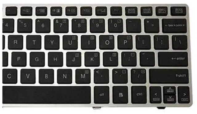 Alt view image 3 of 4 - PANSI Laptop Replacement US Layout Keyboard for HP EliteBook 2560 2560p 2570 2570P English Black