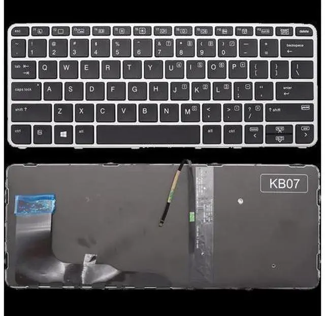 Alt view image 4 of 4 - Send Keyboard Film US Backlit Positivo Notebook Keyboard Dns Clevo for HP EliteBook 725 820 828 G3 820 828 G4