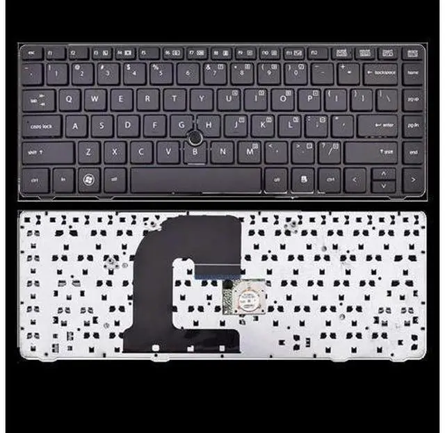 Alt view image 4 of 4 - US Positivo Notebook Keyboard for Laptop for HP EliteBook 8470B 8470P 8470 8460 8460p 8460w ProBook 6460 6460b 6470