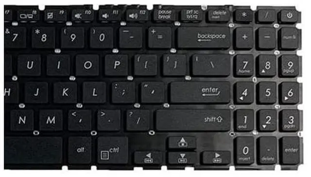 Alt view image 3 of 4 - Laptop Replacement US Layout Keyboard for ASUS X560 X560U X560UD NX560U NX560UD YX560U YX560UD F560UD K560UD A560UD R562UD Black
