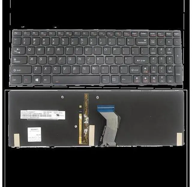Alt view image 4 of 4 - Factory US for Thinkpad Backlit Keyboard for Laptop Clevo Dns Intelbras for Lenovo Y580 Y580N Y580NT