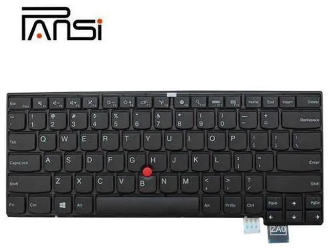 Alt view image 2 of 4 - PANSI Laptop Replacement Keyboard for Lenovo ThinkPad T460s T470s Laptop No Backlight 6 Fixing Screws