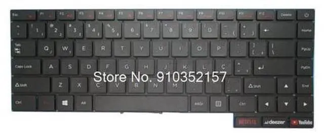 Main image of Laptop BR Layout Keyboard For Positivo Motion Q4128B Motion C4500D Brazil BR NO Frame