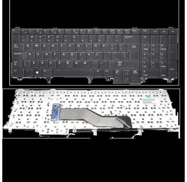 Alt view image 4 of 4 - US Positive Notebook Replacement of Keyboards for Dell E5520 E5520M E5530 E6520 E6530 E6540