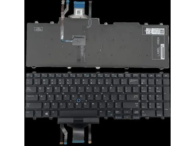 Alt view image 4 of 4 - 2021 Year for Dell Notebook Backlit Keyboards Dns Clevo Intelbras E5550 E5570 Precision 3510 7510 7710 7720 7520 3520 P53F