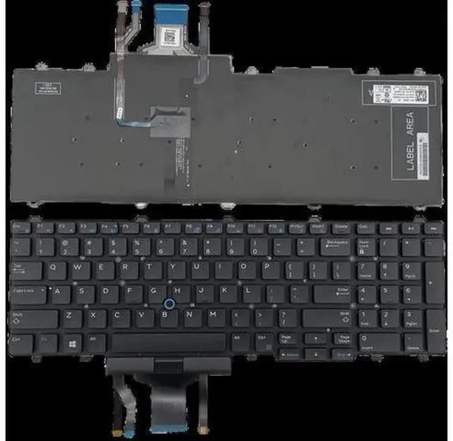 Main image of 2021 Year for Dell Notebook Backlit Keyboards Dns Clevo Intelbras E5550 E5570 Precision 3510 7510 7710 7720 7520 3520 P53F