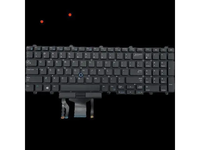 Alt view image 2 of 4 - 2021 Year for Dell Notebook Backlit Keyboards Dns Clevo Intelbras E5550 E5570 Precision 3510 7510 7710 7720 7520 3520 P53F