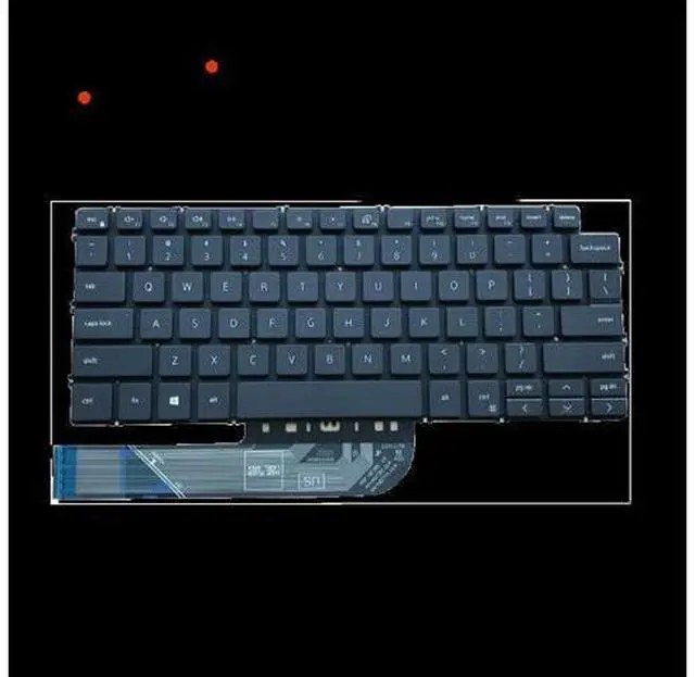 Alt view image 2 of 4 - US Keyboard Black for Dell Laptop13- 5390 5391 7391 14- 5490 5491 7491 5498 7490 5493 Positivo Notebook