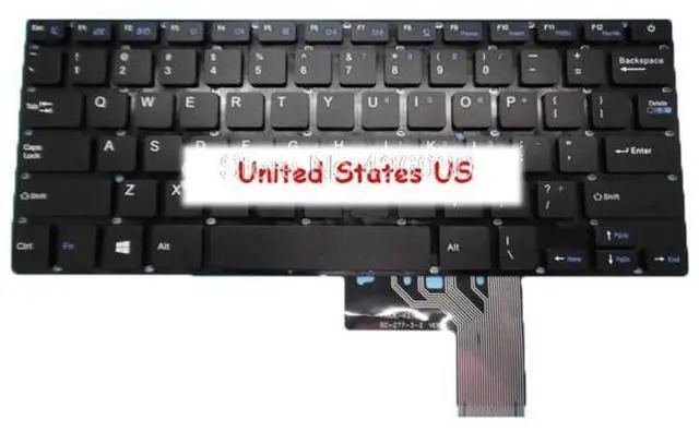 Main image of Laptop Keyboard For Dere V700 0280JJ NB92-16 342808054 S84 13.3' English US NO Frame