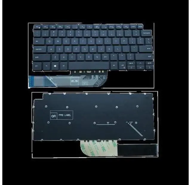 Alt view image 4 of 4 - US Keyboard Black for Dell Laptop13- 5390 5391 7391 14- 5490 5491 7491 5498 7490 5493 Positivo Notebook