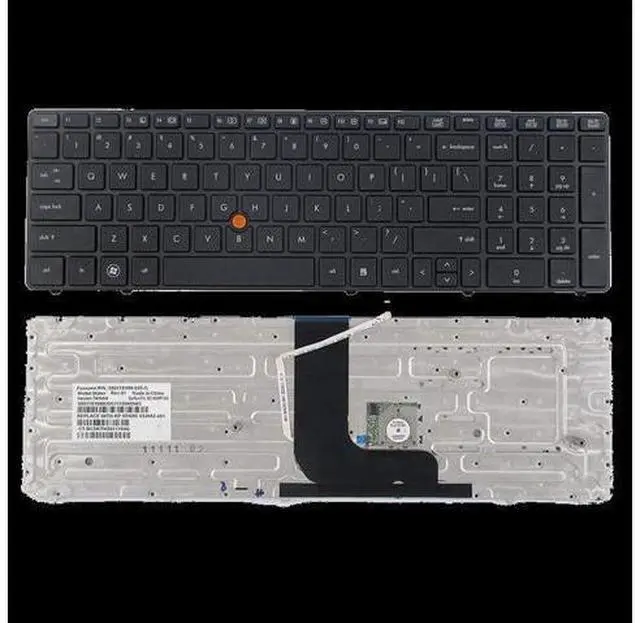Alt view image 4 of 4 - US Positivo Notebook Keyboard for Laptop Dns Clevo for HP Probook 8560W 8570W