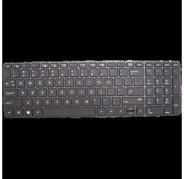 Main image of US Positive Notebook Keyboards Clevo Dns Intelbras for HP 450 455 470 G3 Black