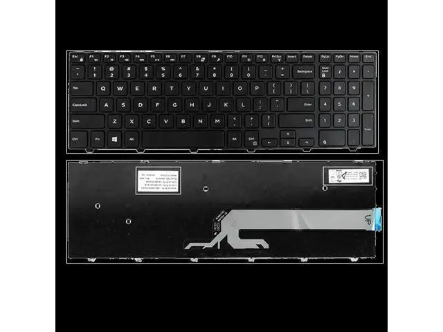 Alt view image 4 of 4 - for Dell Notebook Keyboard 15-3000 5000 7559 5547 5000 5545 5542 5545 5547 3541 3542 3543 3550 Replacement Dns Clevo Cheap US