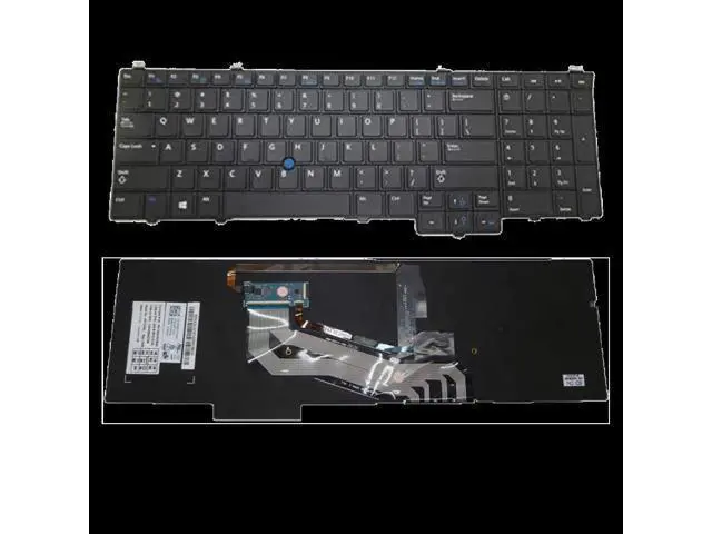 Alt view image 4 of 4 - US Positive Notebook Backlit Replacement of Keyboards Dns for Dell Latitude 15 5000 E5540 P44G