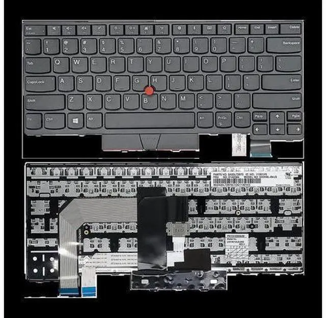 Alt view image 4 of 4 - US for Thinkpad Keyboard for Laptop Clevo for Lenovo T470 T480 A475 A485 01AX569 01AX487 01AX528 01HX419