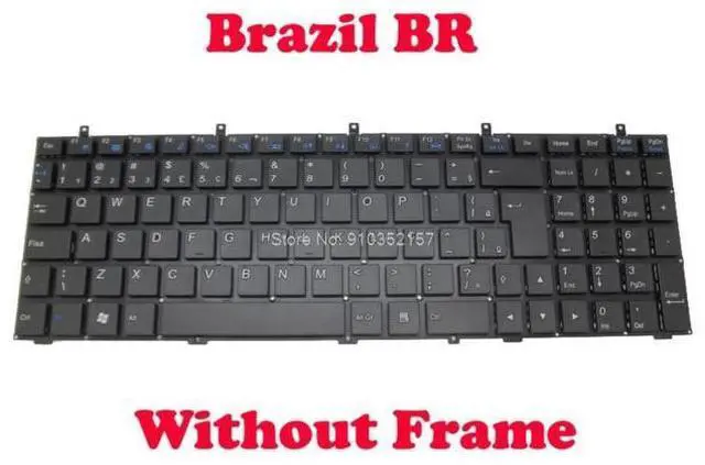 Main image of Laptop BR Keyboard For CLEVO W350ET W350ETQ W350SKQ W350SSQ W350STQ W355SDQ W355SSQ W355STQ W370ET W370SK W370SS W370SSQ W370ST