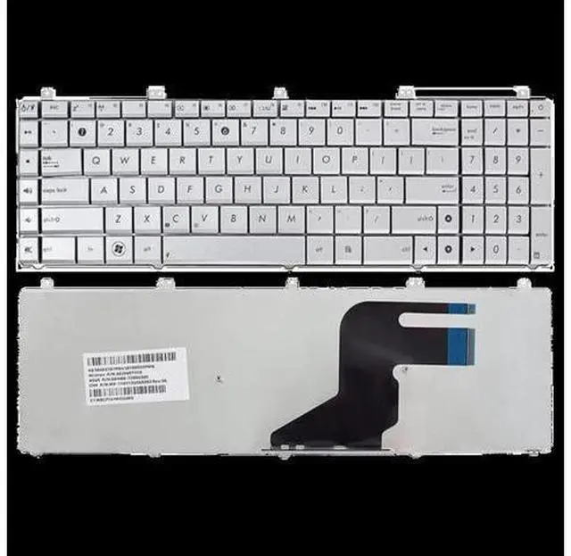 Main image of for Asus White Notebook Keyboard N55 N57 N55SF N55SL N75 N75SF N75SL N75Y Dns Clevo Positivo Notebook Cheap Packard Bell US