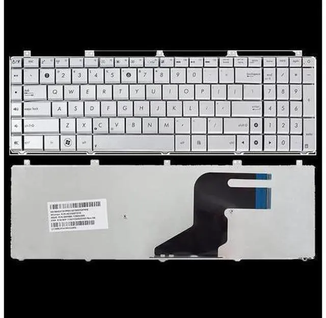Alt view image 3 of 4 - for Asus White Notebook Keyboard N55 N57 N55SF N55SL N75 N75SF N75SL N75Y Dns Clevo Positivo Notebook Cheap Packard Bell US