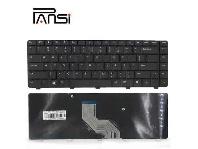 Alt view image 2 of 4 - PANSI Laptop Replacement Keyboard for Dell Inspiron 14V 14R N4010 N4030 N3010 N5030 M5030 Series Black US Layout