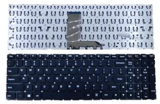 Main image of Replacement Laptop US Black Keyboard Without Frame for Lenovo Flex 3 15 1570 1580 Yoga 500-15 500-15ISK 500-15IBD Non-Backlit