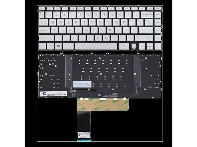 Alt view image 4 of 4 - US Positive Notebook Backlit Keyboard for HP Envy 13-ba1010nr 13-ba0010nr 13-ba0047wm 13-ba1097nr 13-ba1085cl 13-od10