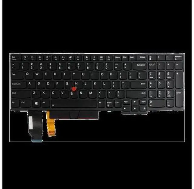 Main image of Factory US for Thinkpad Backlit Keyboard for Laptop for Lenovo E580 E585 E590 E595 T590 P53S L580 L590 P52