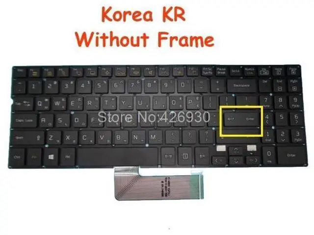 Main image of Korea KR Keyboard For LG 15N540 15ND540 SG-59030-XRA SN5840 AEW73429831 NO Frame 15N540-C 15N540-E 15N540-F 15ND540-G 15ND540-U